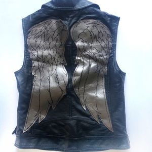 Moto Vest Wings Daryl Leather H&M